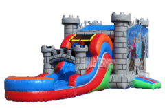 Frozen Medieval Castle Combo w/pool Frozen Medieval Castle Combo w/pool